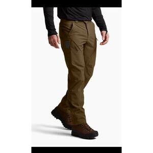 SITKA Gear Equinox Guard Pant 36T Insect Shield Water Repellent Khaki Hunting